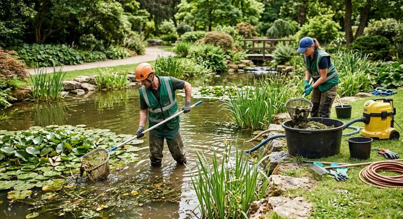 Garden Pond Installation